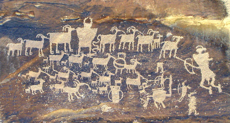 ancient paintings in the 9 Mile Canyon ancient paintings in the 9 Mile Canyon- for the Grateful Web