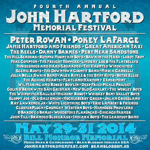 Lineup Additions for the 4th Annual John Hartford Memorial Festival Announced