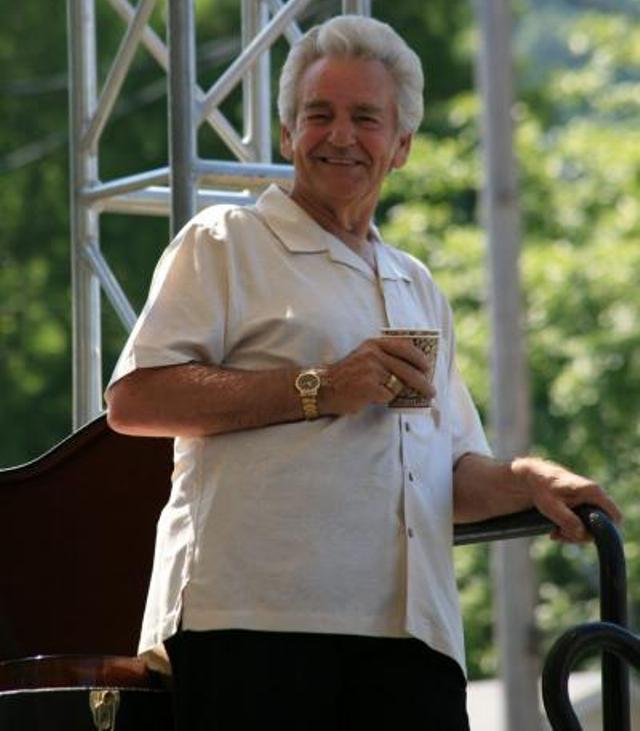 Del McCoury chillin out at DelFest (2010)