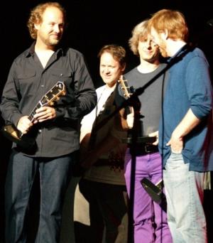 Phish accepting their Jammy