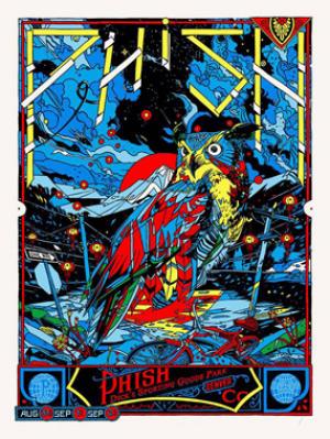 autographed Phish poster from Dick's Sporting Goods