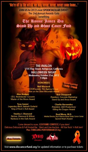 Dio Cancer Fund Gala on Halloween