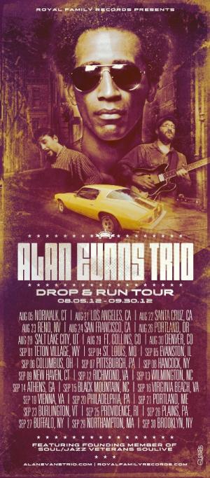 Alan Evans Trio on tour in August & September