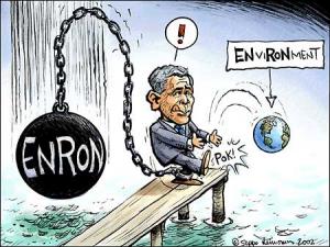 George Bush cares nothing for Planet Earth