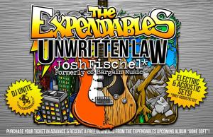 The Expendables with Unwritten Law on tour