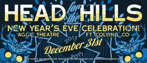 Head for the Hills at the Aggie for New Years Eve!