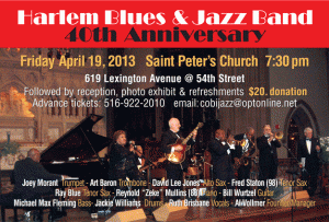 Harlem Blues & Jazz Band 40th Anniversary Celebration