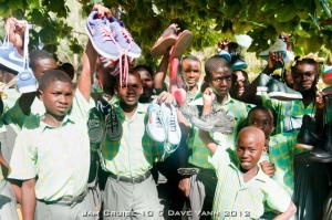 Positive Legacy Shoe Donation Haiti 2012