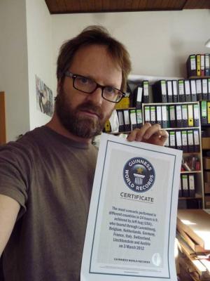 Jeff Aug sets new World Record