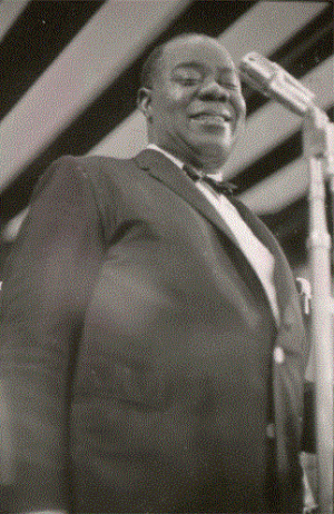 Louis Armstrong - photo by Jack Bradley