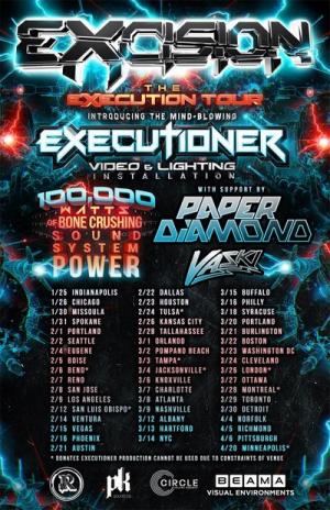 Paper Diamond with Excision on tour in 2013