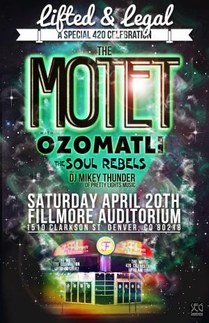 The Motet's 4/20 even spectacular at the Fillmore in Denver