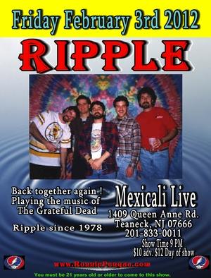 Ripple to play again in February 2012