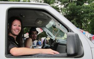 The Delta Saints arrive @ Wakarusa | photo by Michelle Miesse