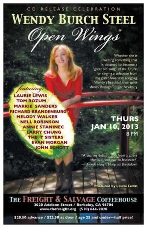 Wendy Burch Steel @ Freight and Salvage Coffeehouse