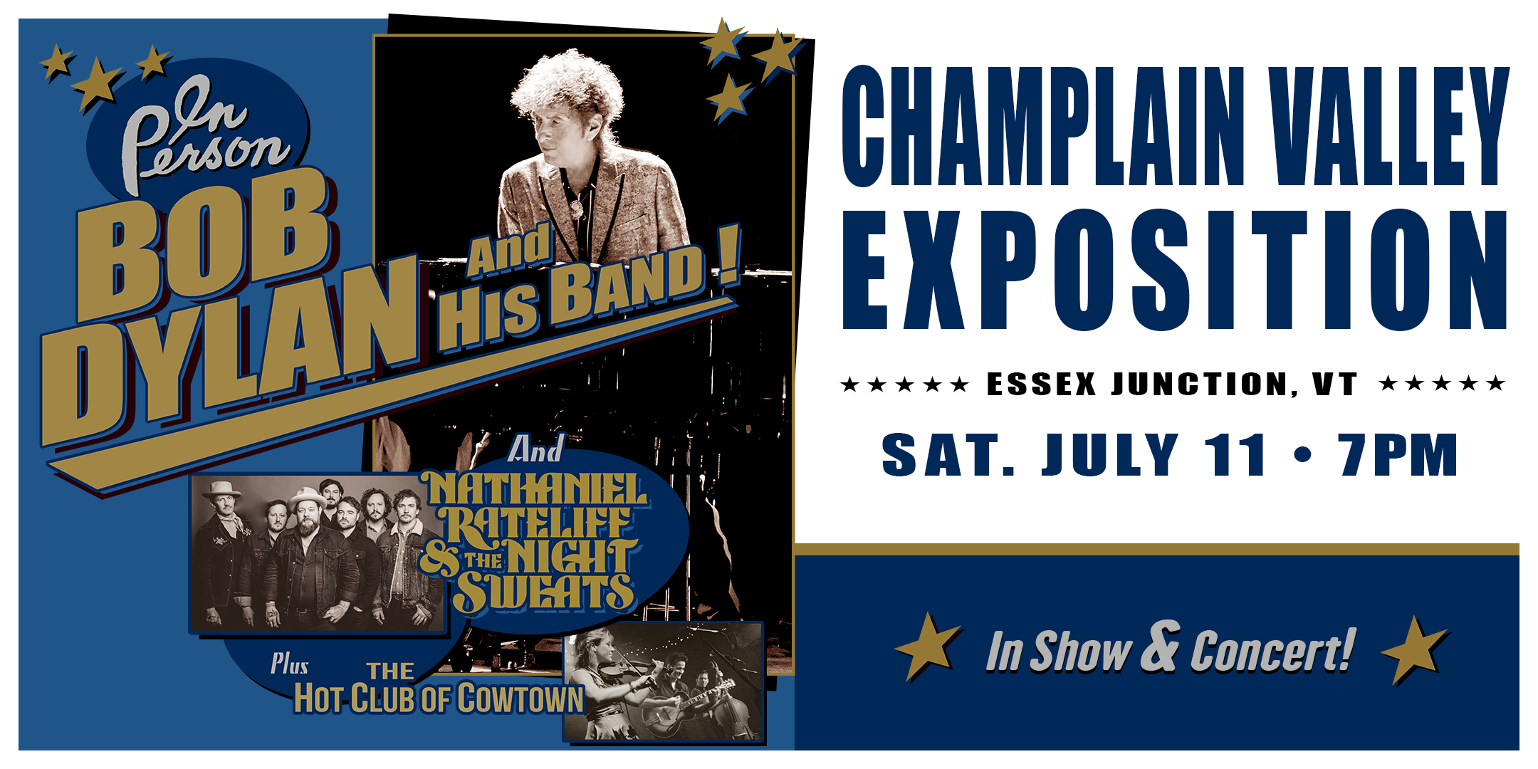 Bob Dylan and His Band 7.11.2020 at the Champlain Valley Expo
