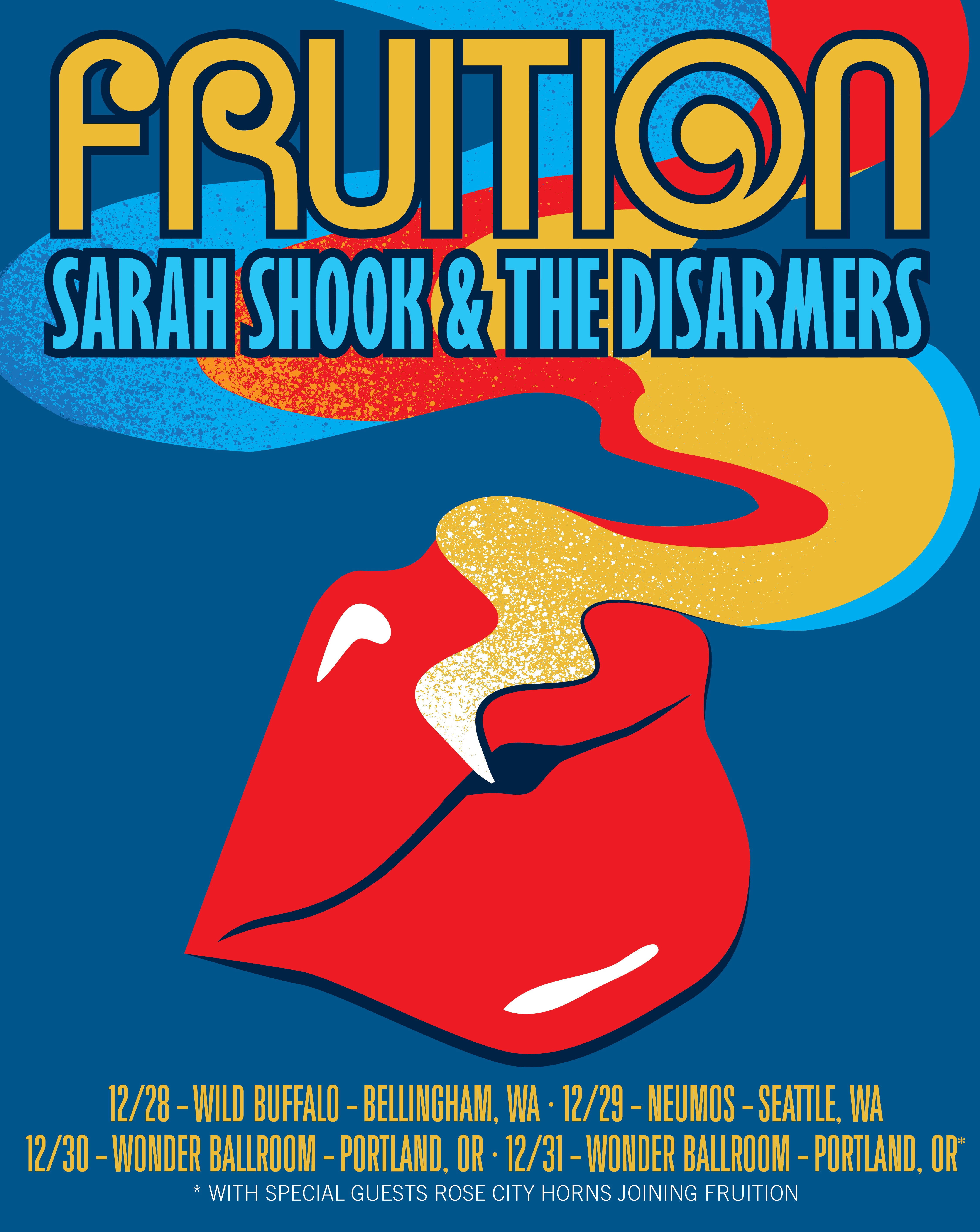 Fruition Announces NYE run w Sarah Shook & the Disarmers, plus Rose City Horns