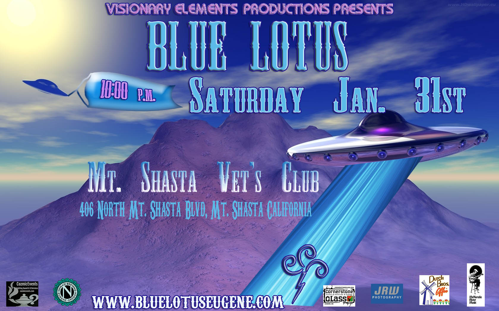 Blue Lotus | Mt. Shasta Vet's Club | 1/31/15