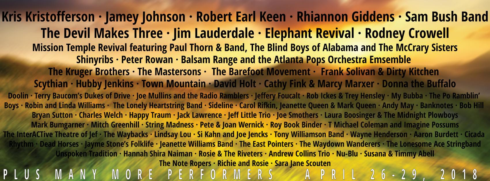 More Artists Added to MerleFest 2018 Lineup