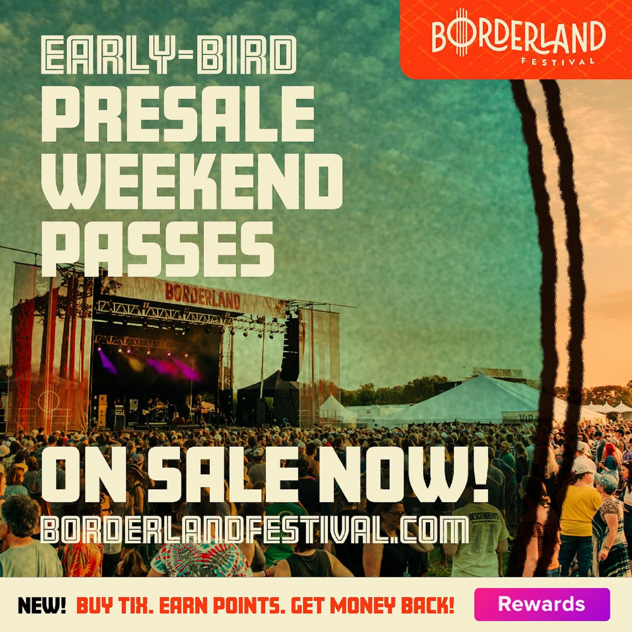 EARLY-BIRD TICKETS ON SALE FOR THE BORDERLAND MUSIC + ART FESTIVAL