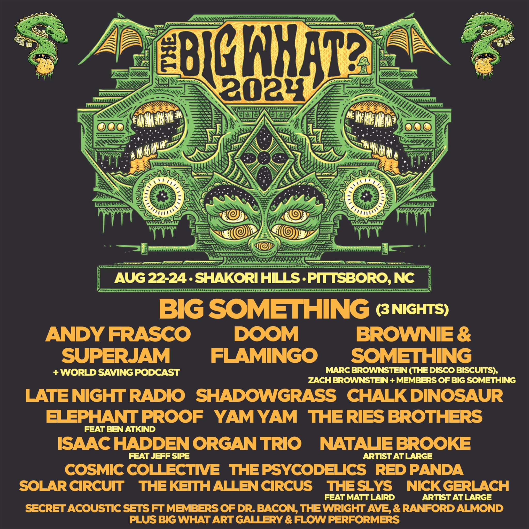 Big Something & Possum Holler Productions Unveil The Big What? Music Festival 2024 Lineup
