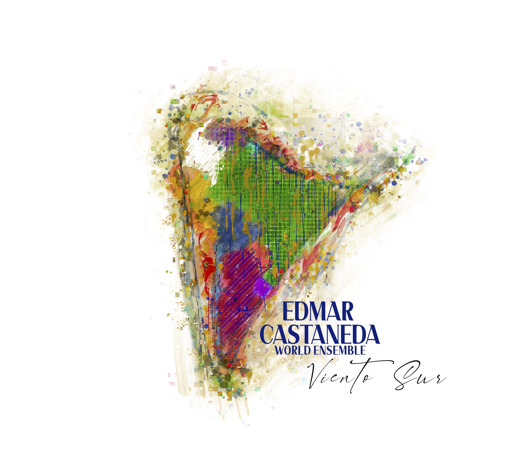 Acclaimed Virtuoso Jazz Harpist Edmar Castañeda and His World Ensemble Release New Album "Viento Sur"
