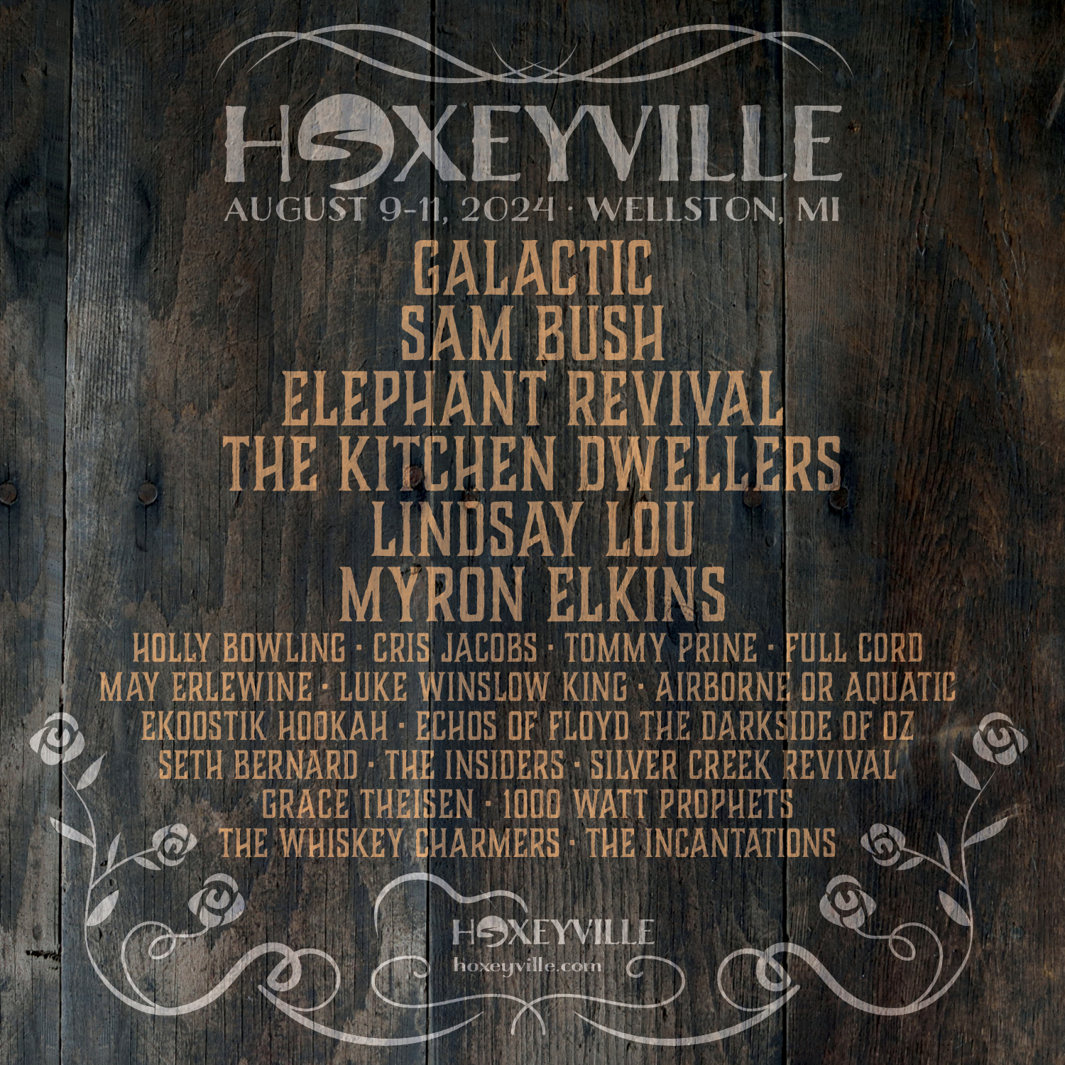 Hoxeyville Music Festival Announces Lineup for 22nd Event Held Aug. 9 - 11 in Wellston, MI