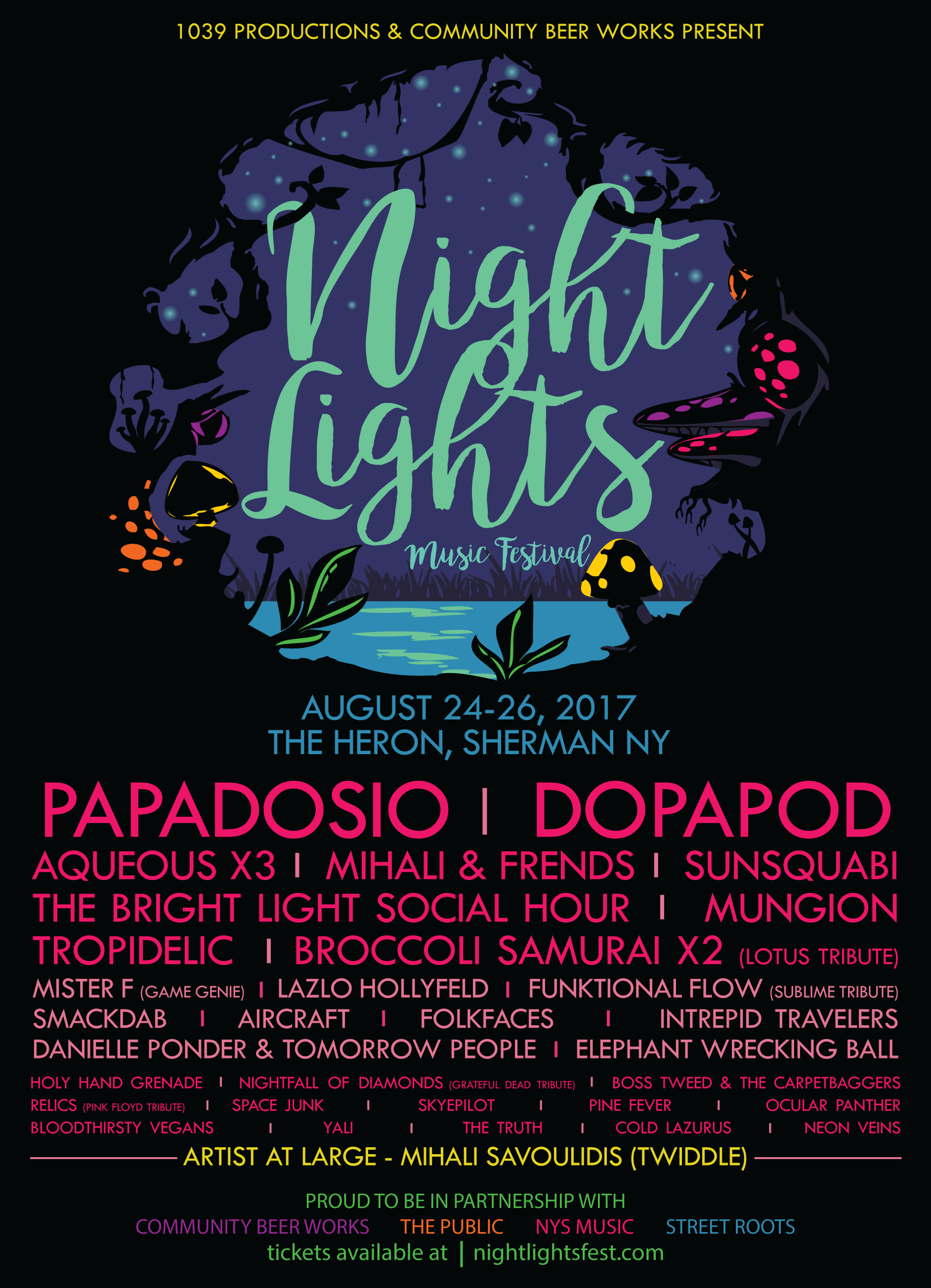 Night Lights Music Festival 2017 Lineup