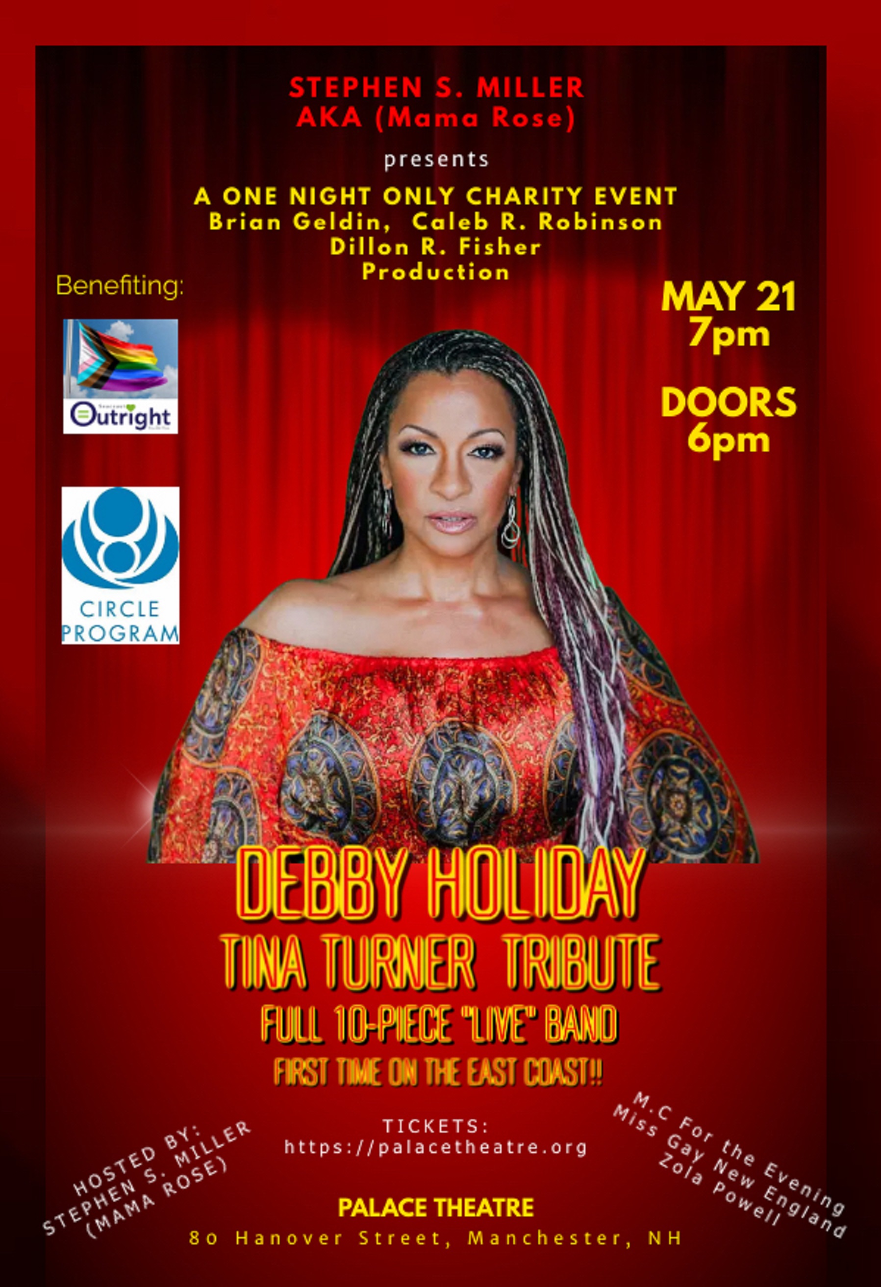 Tina Turner Tribute by Debby Holiday One-Night Only, Full 10-Piece “Live” Band, First Time on East Coast