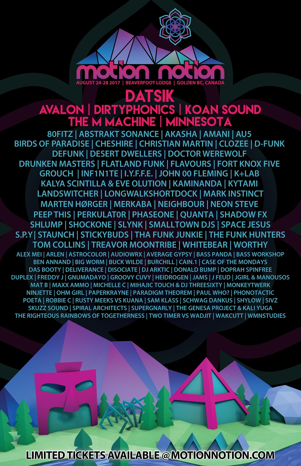 Motion Notion 2017 Phase II Lineup