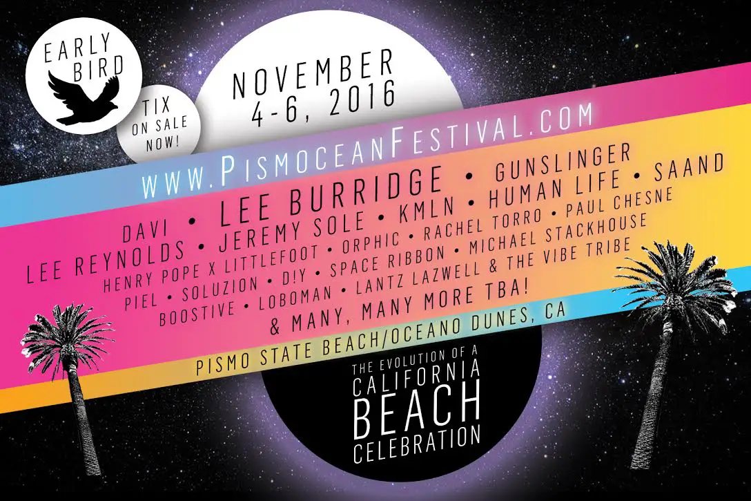 Inaugural Pismo Music Fest in November
