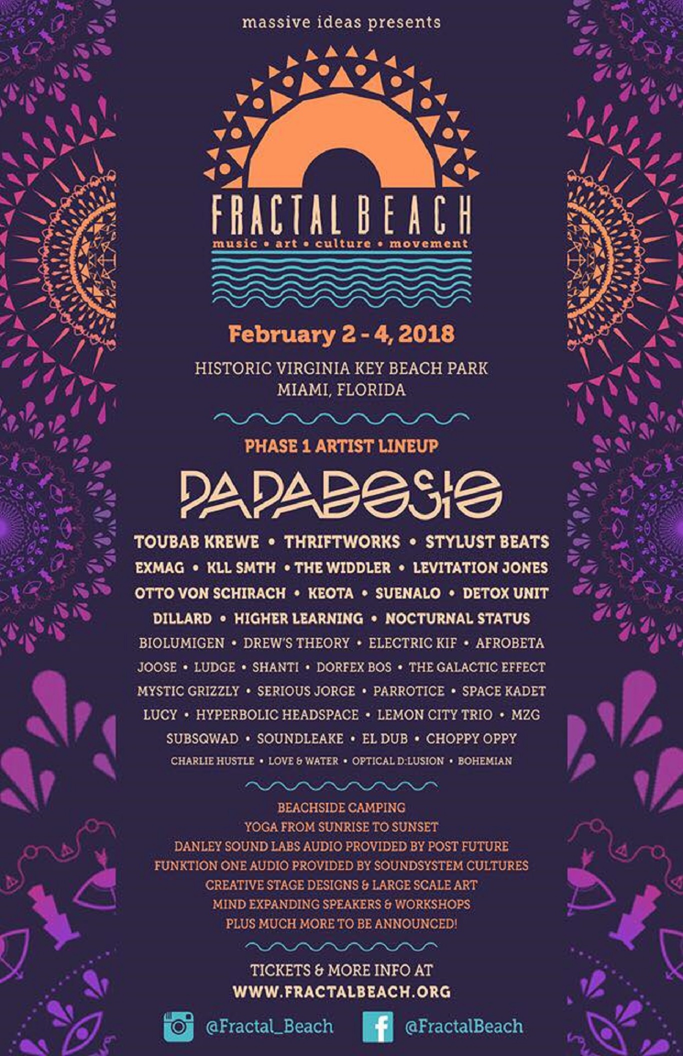 Fractal Beach 2018 Announces Lineup