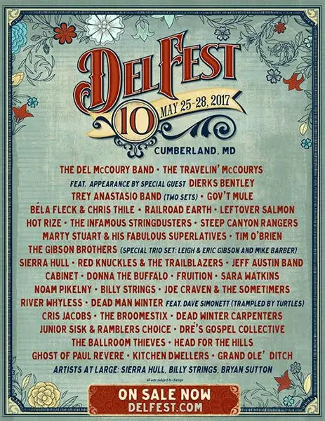 Delfest announces additions to 2017 Lineup
