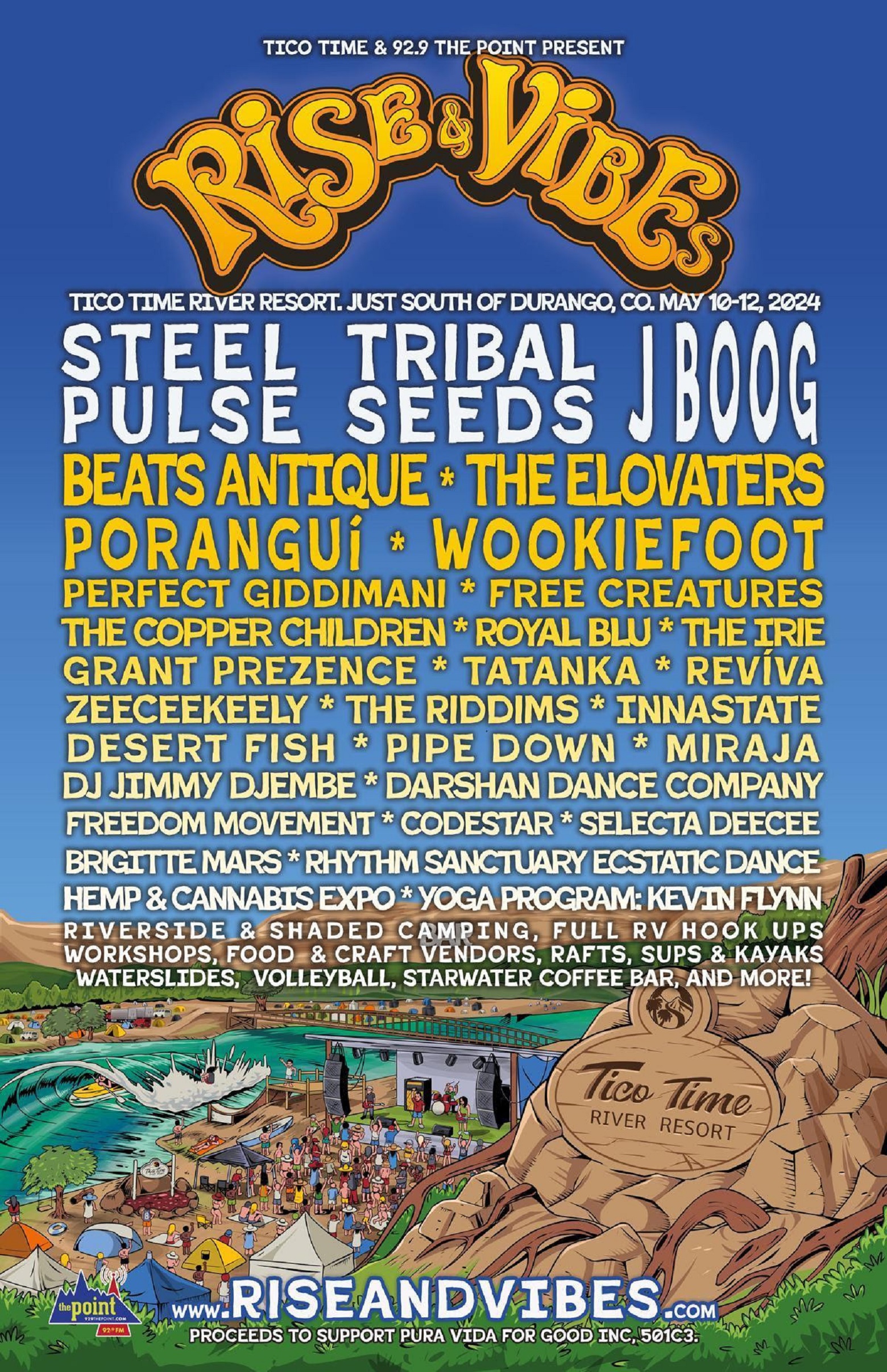 RISE & VIBES MUSIC FESTIVAL CELEBRATES IT’S 4TH ANNUAL EVENT MAY 10-12, 2024