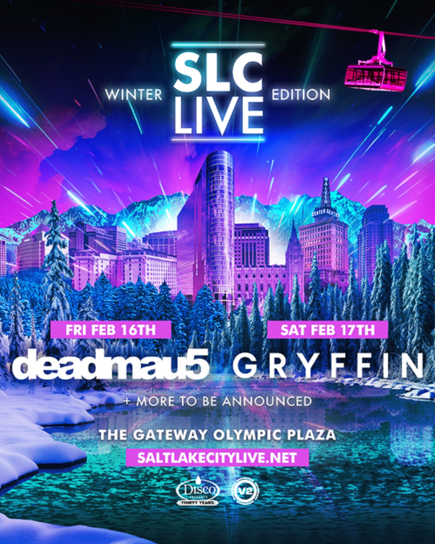 SLC Live 2024 ft. Deadmau5, Gryffin + More February 16 & 17