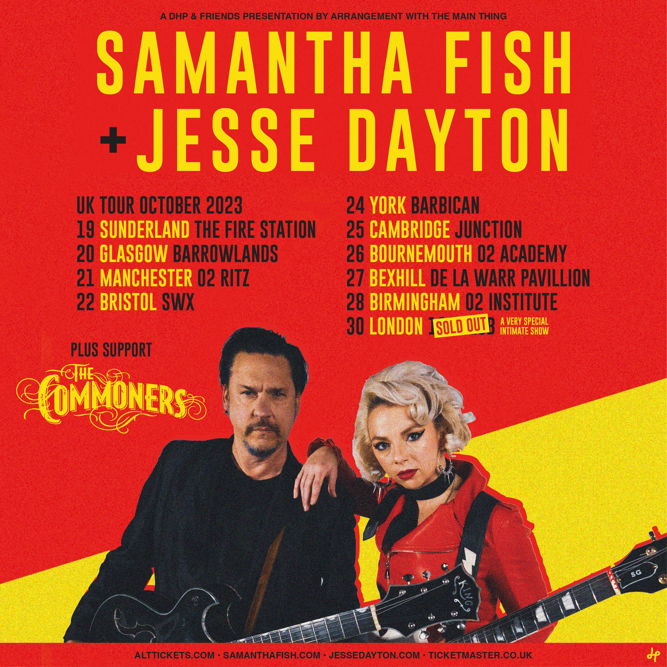 SAMANTHA FISH & JESSE DAYTON ANNOUNCE NEW SINGLE & MUSIC VIDEO “LOVER ON THE SIDE” AHEAD OF OCTOBER 2023 UK TOUR