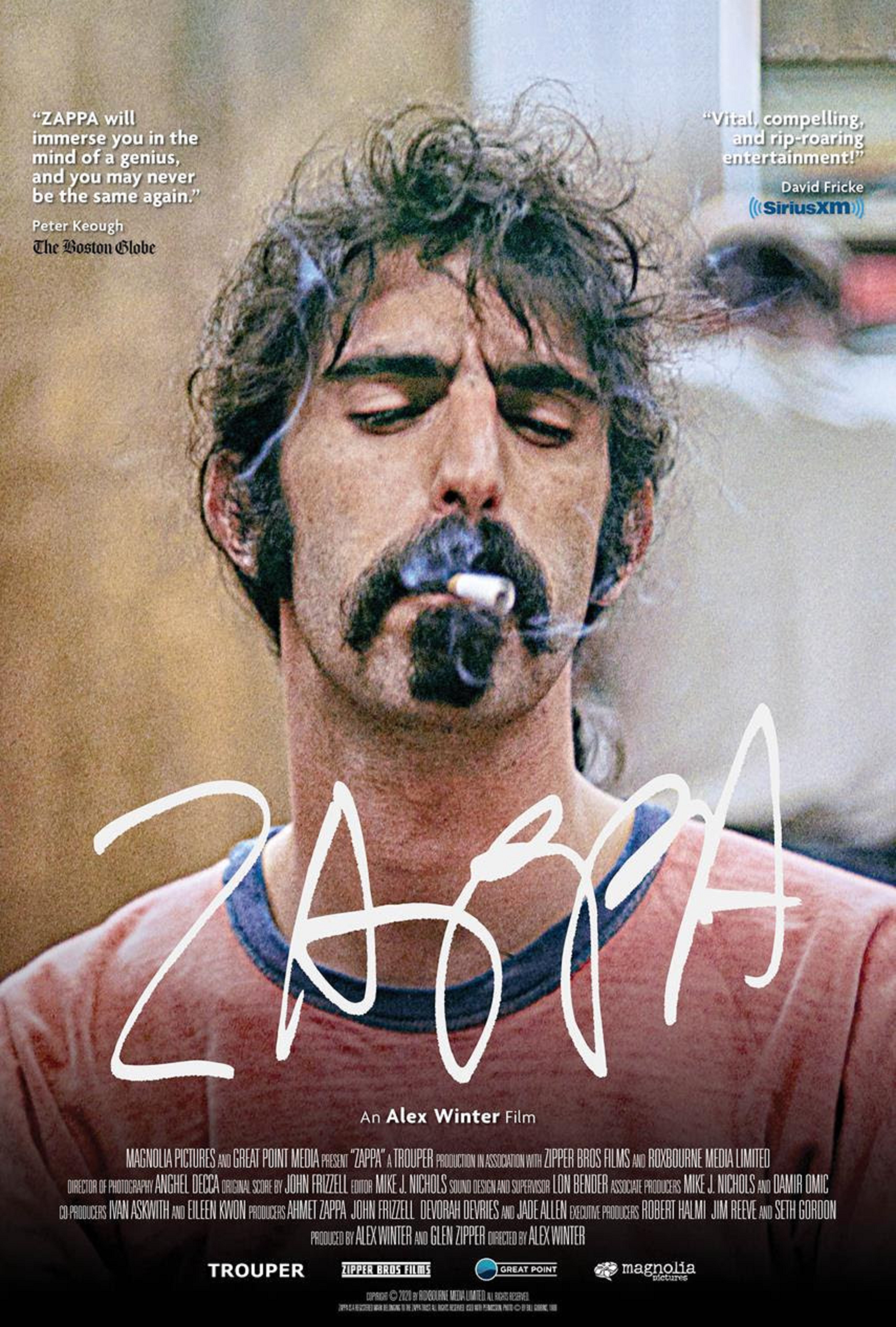 Magnolia Pictures will release ZAPPA everywhere November 27th, 2020