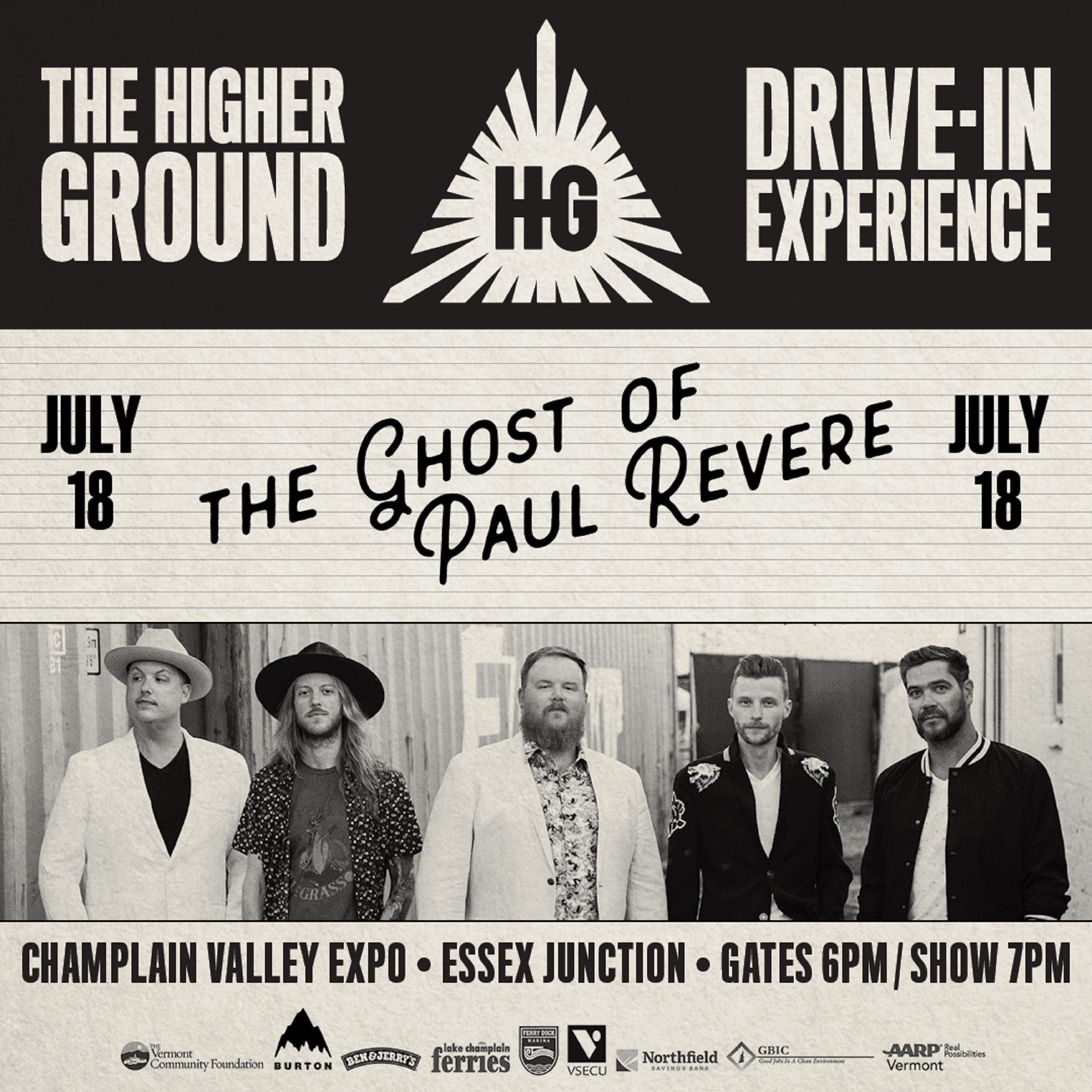 The Ghost of Paul Revere 7/18 at the HG Drive-In Experience