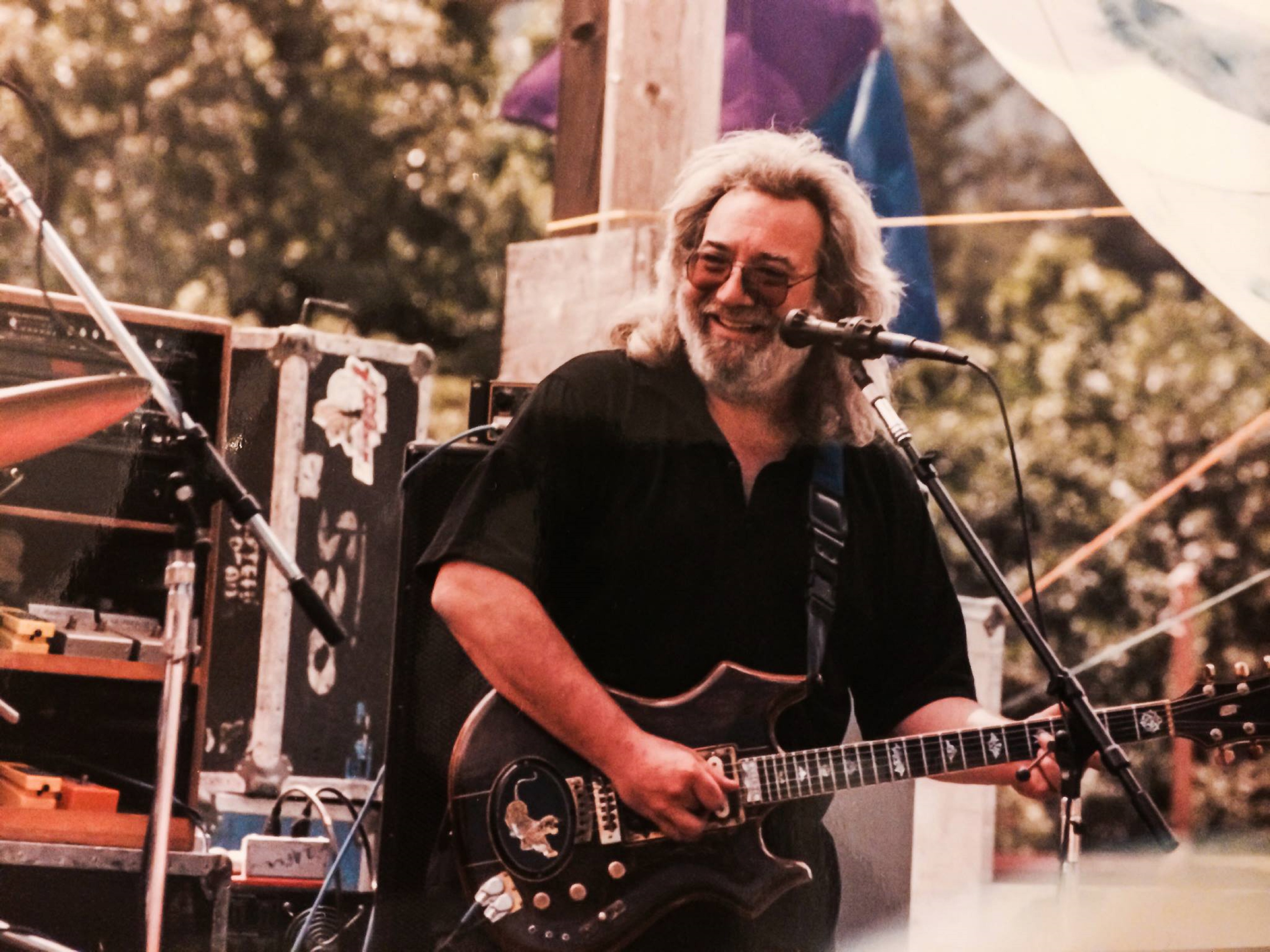 Jerry Garcia | Eel River | 6/10/89 | photo by Alison Egle Dudley