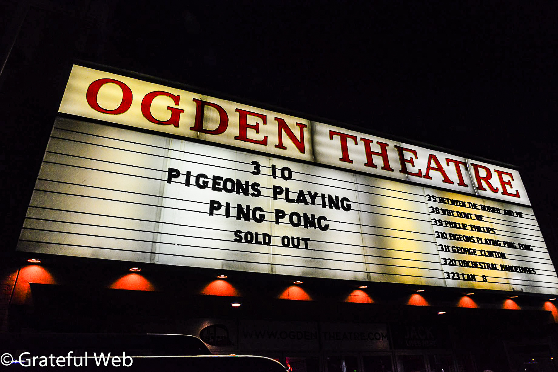 Pigeons Playing Ping Pong sold-out show in Denver!
