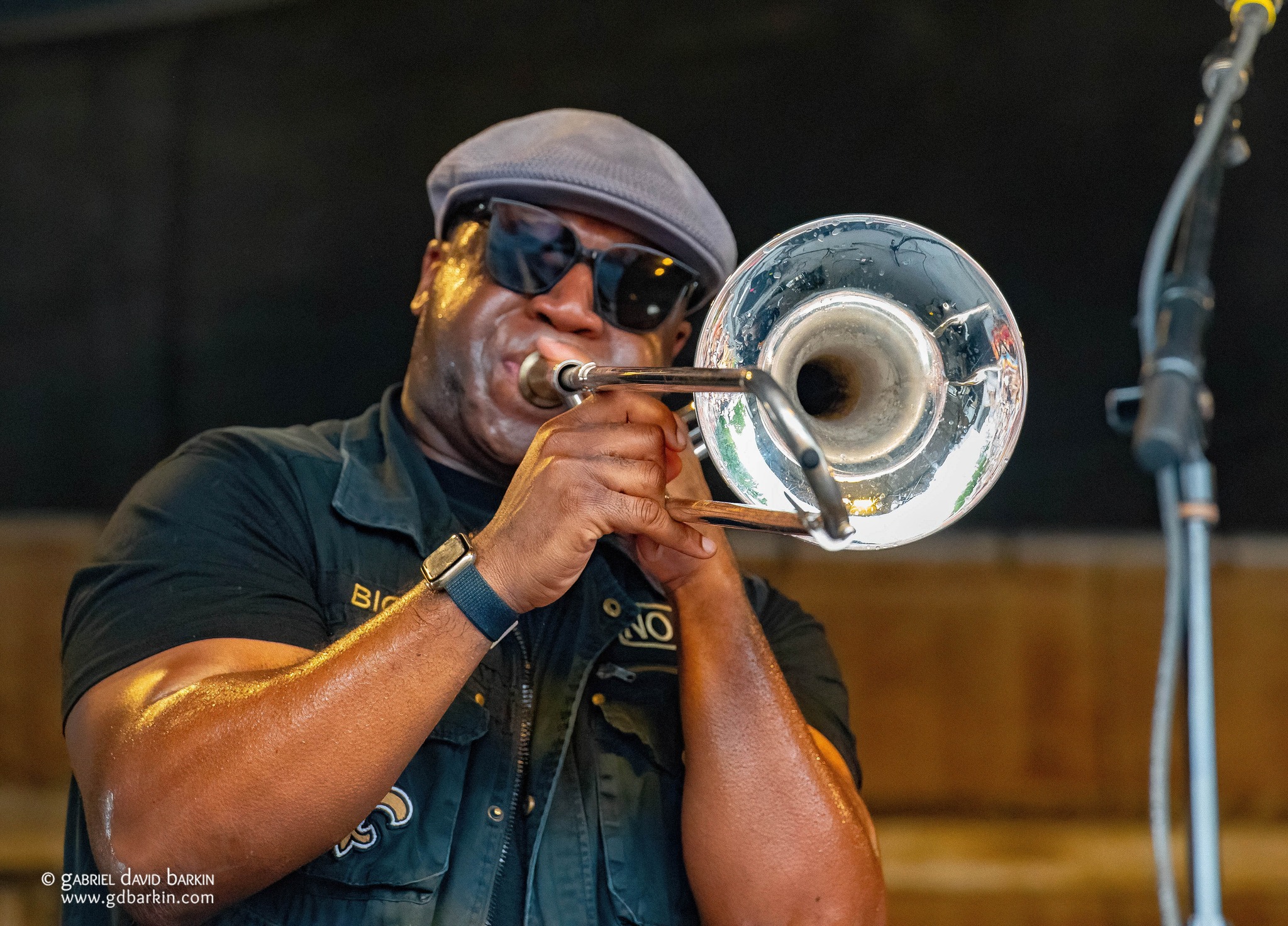 trombonist Big Sam | NOLA Jazzfest
