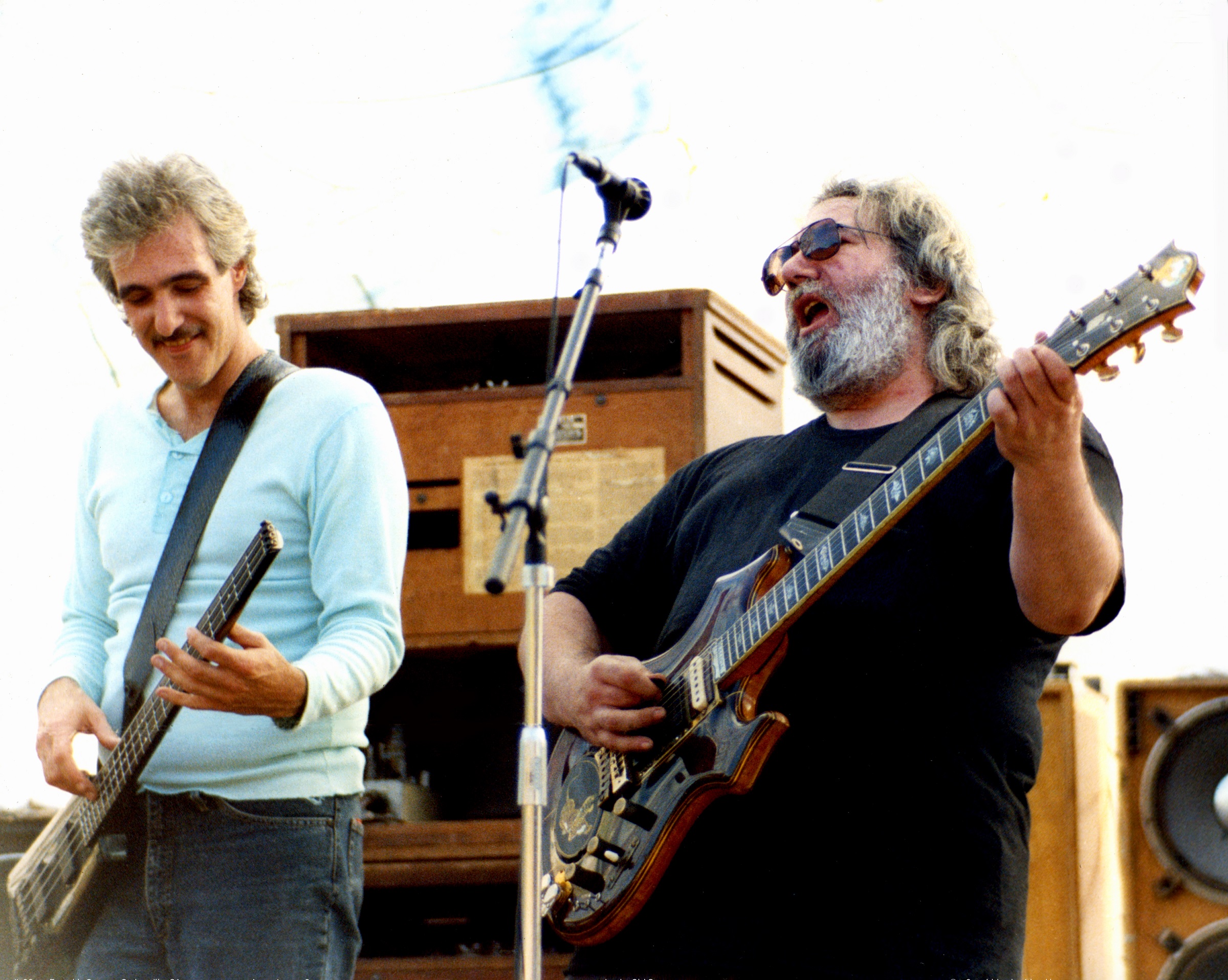 John Kahn & Jerry Garcia | 8/29/87 | photo by Rob Cohn