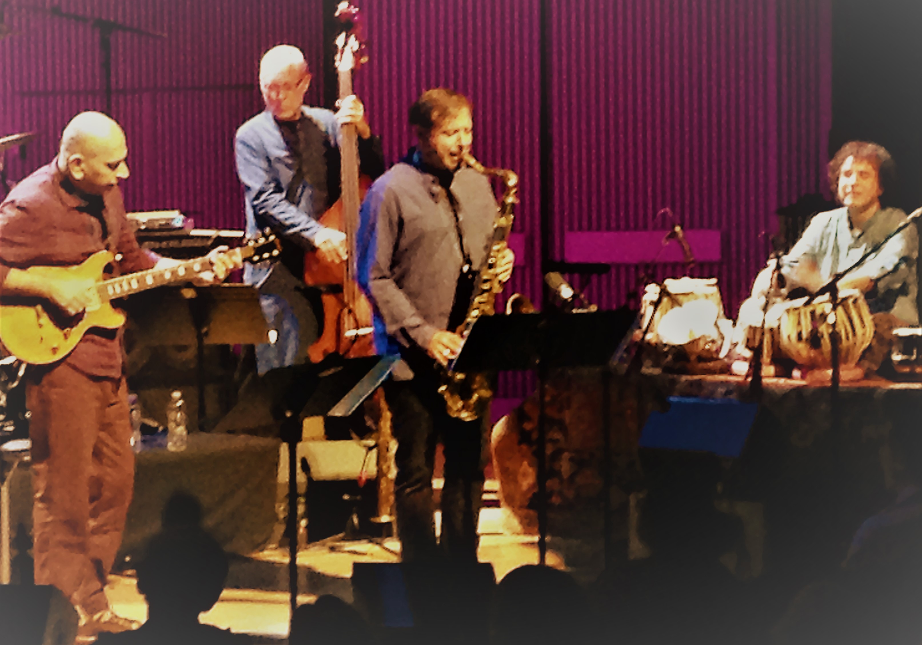 Zakir Hussian (right) and Cross Currents | SF Jazz