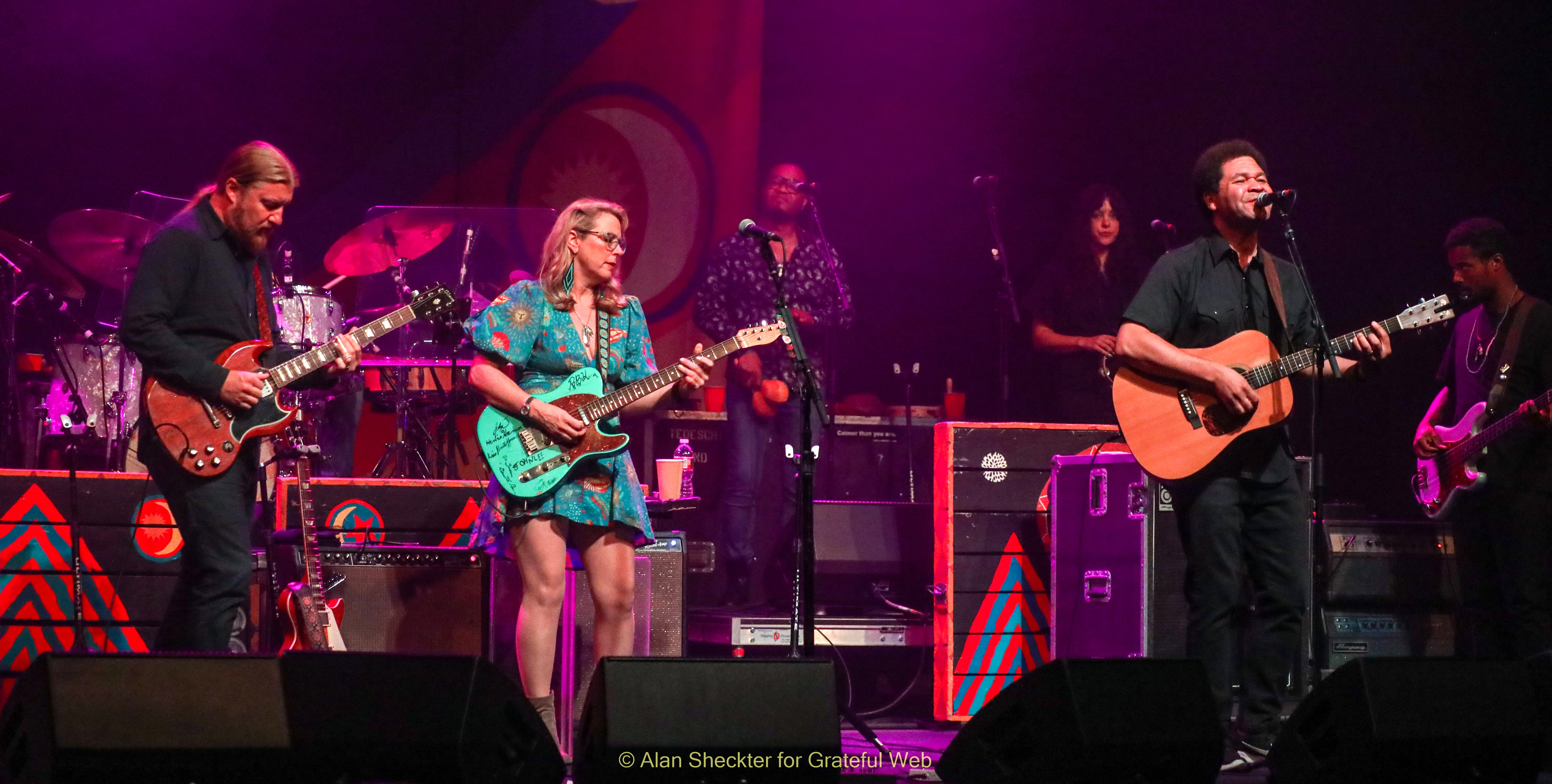 Mike Mattison on guitar and vocals with Tedeschi Trucks Band