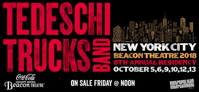 TTB back in NYC in the fall
