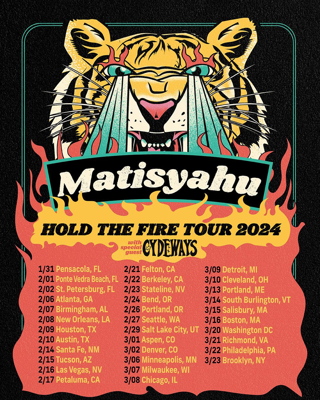 Headlining Hold The Fire Tour 2024  Runs January 31 - March 23  Tickets On Sale Now 