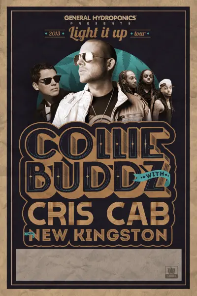 Just Announced: Collie Buddz with Cris Cab & New Kingston