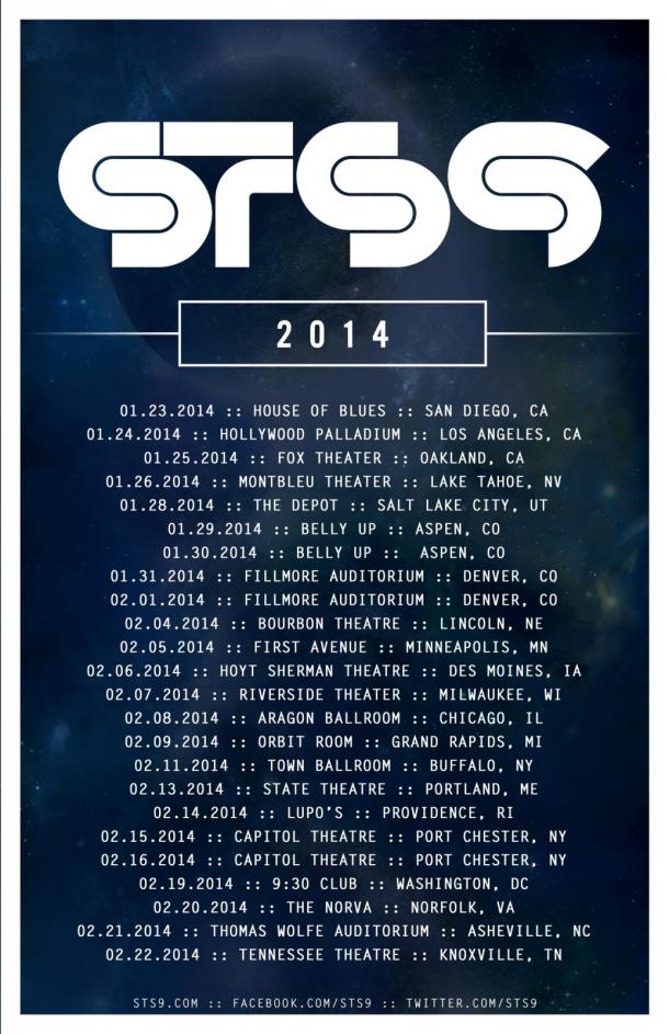 STS9 announce 2014 tour dates