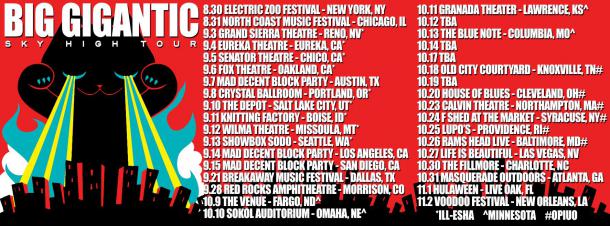 Big Gigantic Fall 2013 Tour coming soon