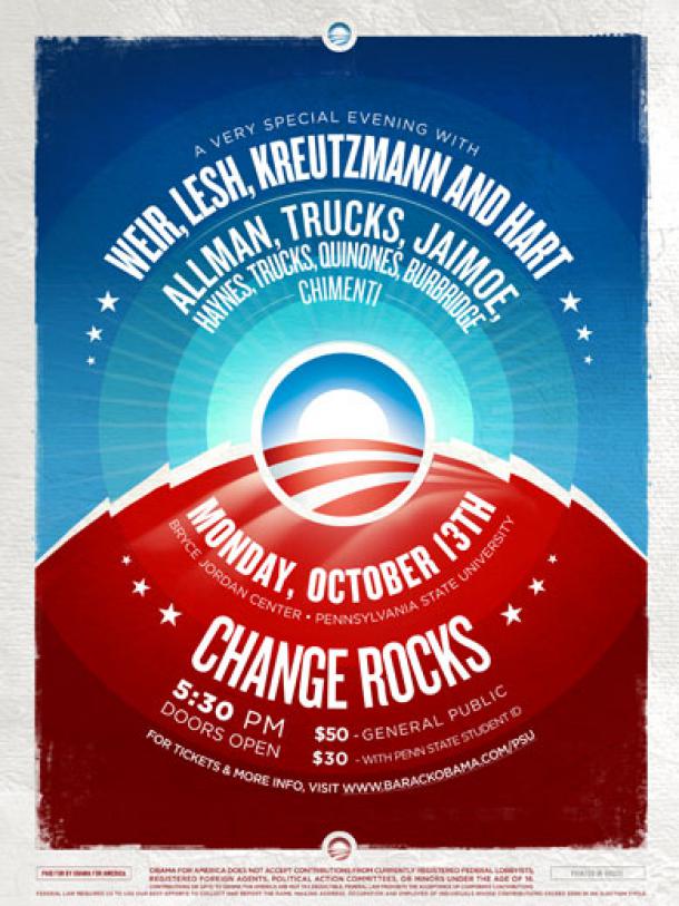 Obama fundraiser at Penn State